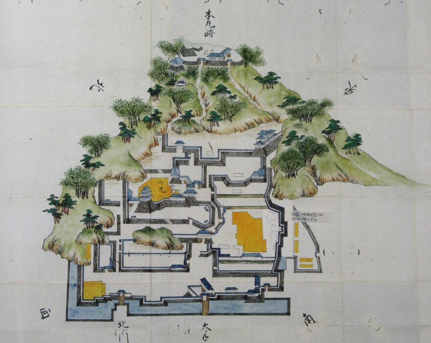 鳥取城の復元整備事業①